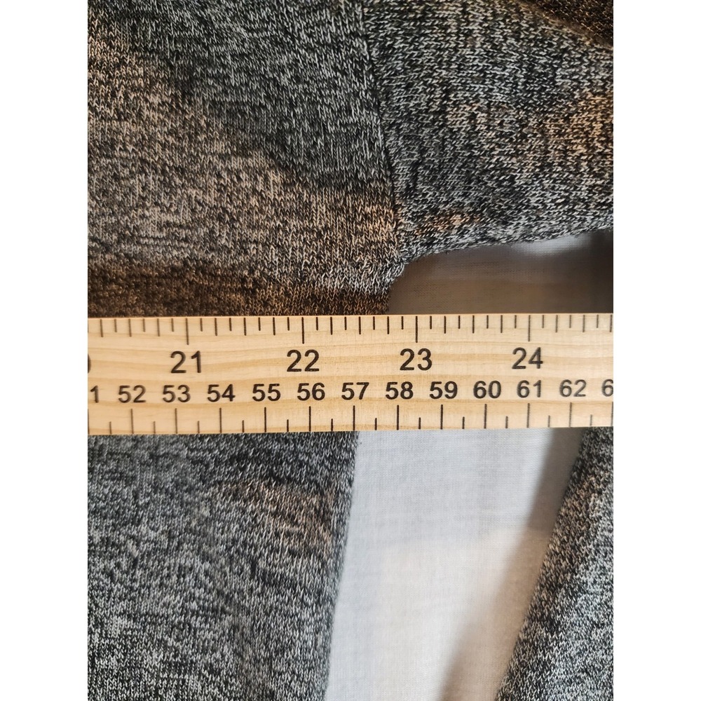 Womens Calvin Klein Cowl Neck Sweater Pullover Gray Black Long Sleeve Size Large - Picture 5 of 11
